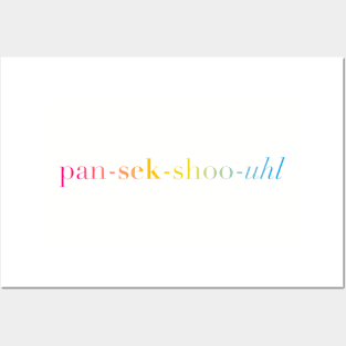 Bi+ Phonetic Spelling (Pansexual Flag Posters and Art